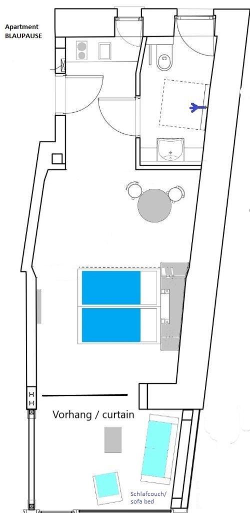 1463 Apartmenthaus Karlsruhe Exterior foto